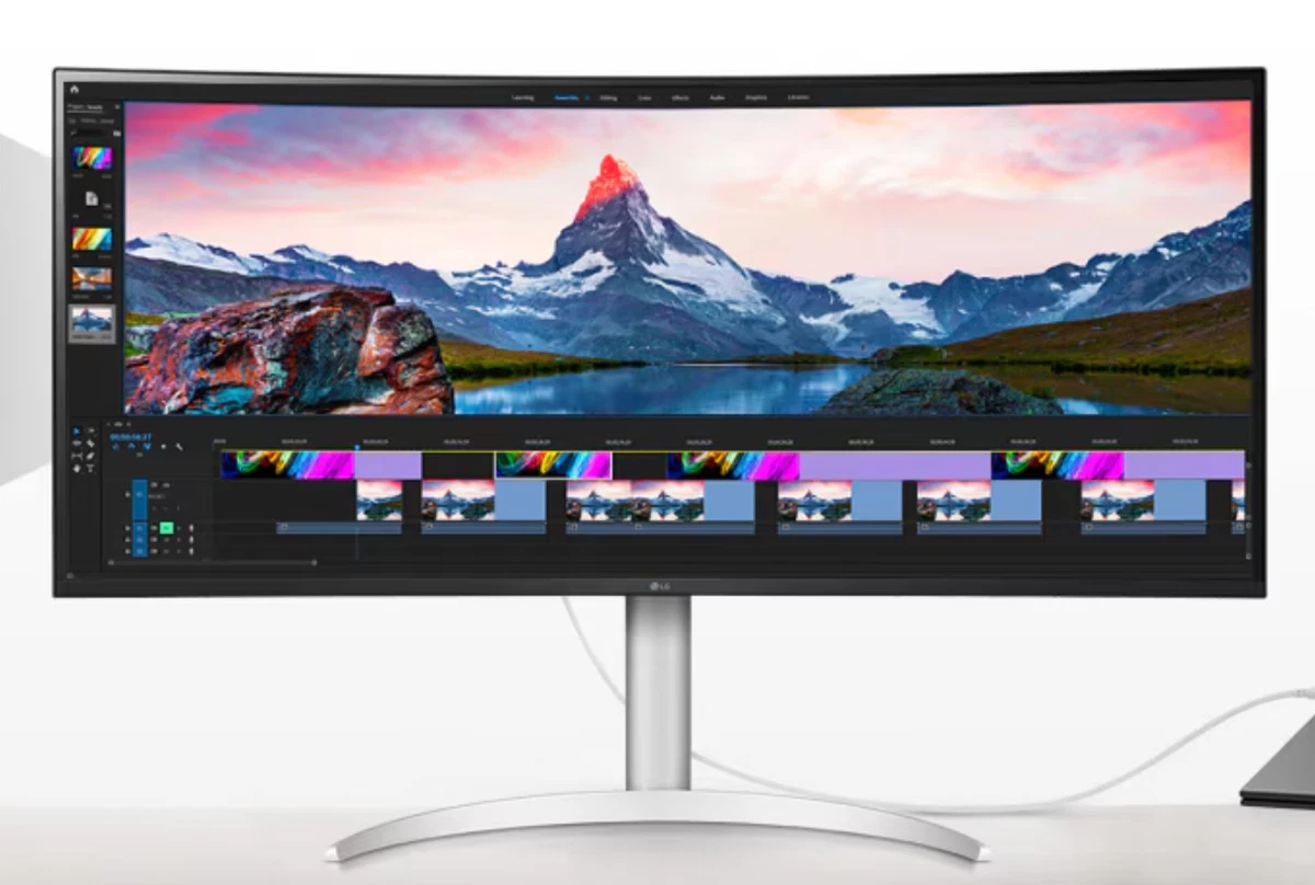 LG 38'' UltraWide QHD IPS AMD FreeSync™ Curved Computer Monitor