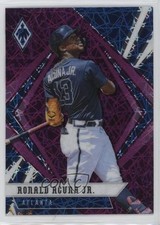 2021 Panini Chronicles Phoenix Purple Velocity Ronald Acuna Jr #8 b4d
