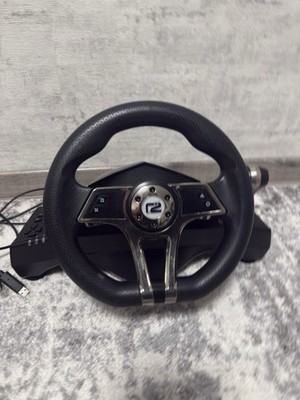 READY 2 GAMING HURRICANE WHEEL PRO für PC, PS3, PS4, Switch Lenkrad mit Pedalen