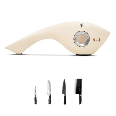 3-Stage Manual Knife Sharpener with Diamond & Ceramic for Repairs, Restores, ...