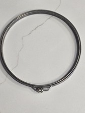 Vintage Adjusto Embroidery Hoop 6 3/4 Inch Cork Lined Metal Adjustable