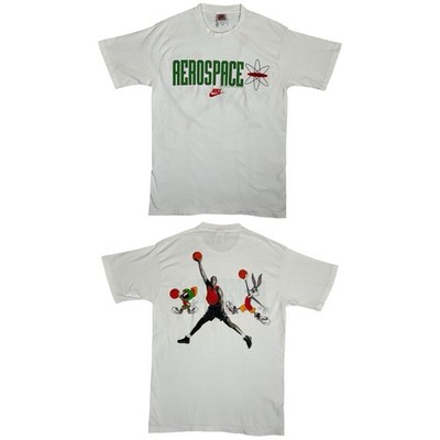 Vintage 1993 Nike Air Jordan Looney Tunes Aerospace Space Jam T