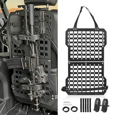 Tactical Truck Gun Rack Molle Seat Back Organizer - Vehicle Mount Panel Holder