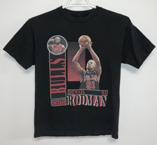Dennis Rodman Short Sleeve T-Shirt Men's Medium Black