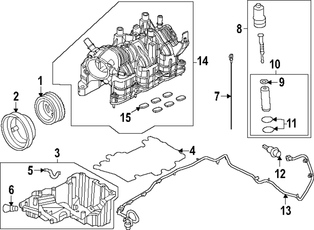 Genuine Ford Intake Manifold N2DZ-9424-C