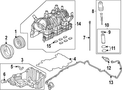 Genuine Ford Intake Manifold N2DZ-9424-C