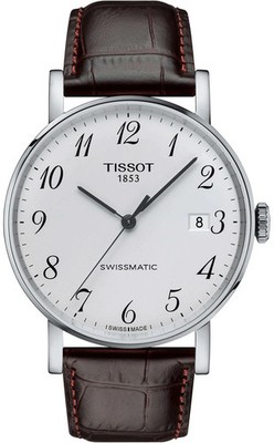 NOS TISSOT EVERYTIME SWISSMATIC T109.407.16.032.00 White Dial Date Swiss Made