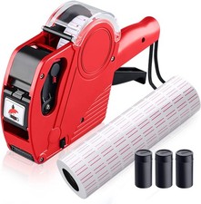 Digits Price Tag Gun, Price Gun Kit with 3 Ink Refill Pricing Gun, Premium Label