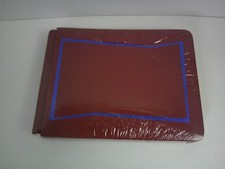 Creative Memories 5x7 Sealed Album With Pages Red Blue Foil Frame