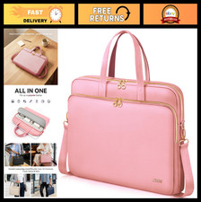Stylish 14 Inch Laptop Bag Case for Men  Women, Messenger Briefcase Tote