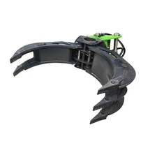 Hydraulic Rotating Log Grapple Wood Claw Clamp Tool for 5-10T Bucket Attachment
