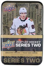 2021/22 Upper Deck Series 2 Hockey Retail Tin #EYA