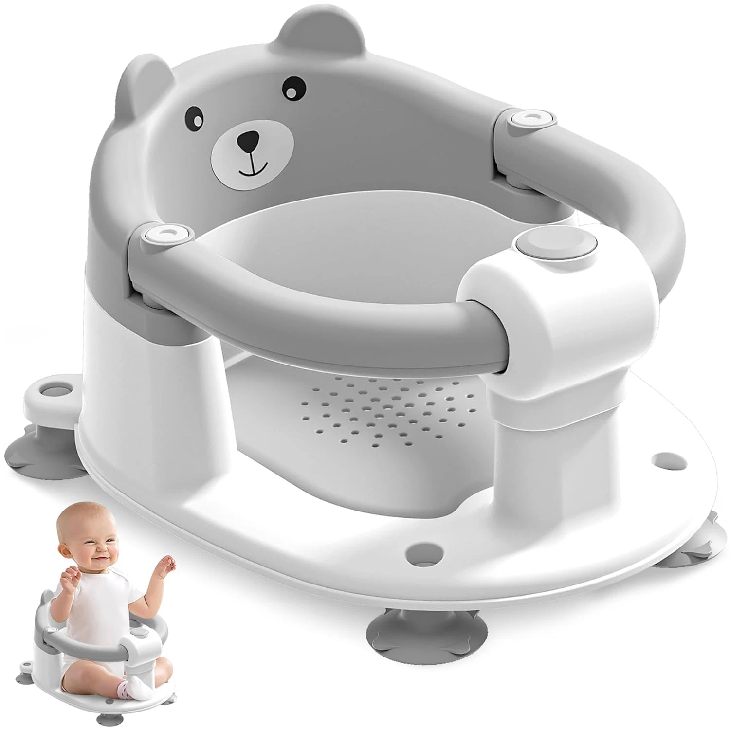 Baby Bath Seat for Babies 6 Months & Up, Non-Slip Toddler Bath Seats for Babies
Opens in a new windo