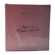 MOROVAN Nail Art Manicure Kit Gifts For Her Gel DIY 