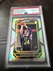 WALKER KESSLER LAKERS PSA 10 2022-23 PANINI PRIZM SLV REF R/C PSA/DNA CERT AUTO