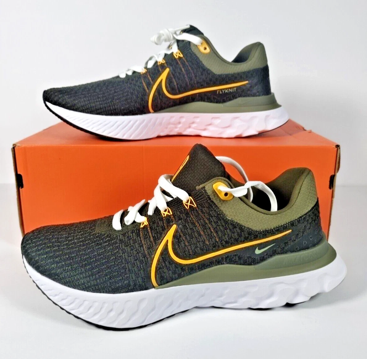 Nike React Infinity Run Flyknit 3 Black Yellow
