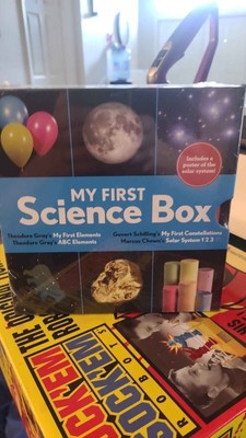 My First Science Box of books Elements Solar System Constellations ABC Elements