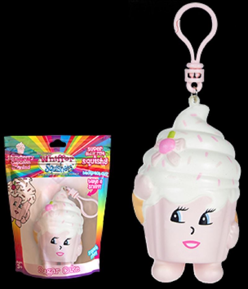 Whiffer Sniffers Squishers Azúcar Pastel Fresa Cupcake Peluche Juguete Mochila Clip