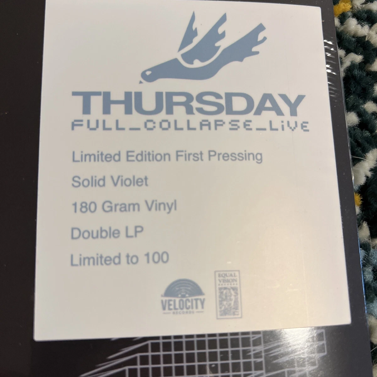 Thursday Vinyl Full Collapse Live Violet Limited To 100 | eBay