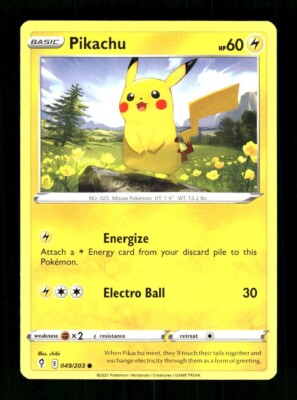 Pokemon Evolving Skies Pikachu 049/203