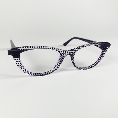 FACE A FACE Brille SPECKLED PURPLE CATS EYE Brillengestell MOD: ADICT1COL4043