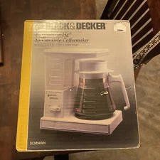 Vintage Black & Decker DCM90WH Coffeematic 10 cup Drip Coffee Maker NEW NOS