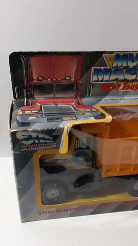 Vintage Muscle Machine Steel Reinforced Sand Gravel Dump Truck 1987 Hong Kong - Picture 4 of 14