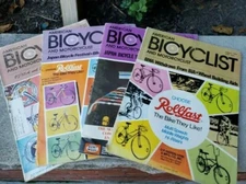 Vtg American Bicyclist Motorcyclist Bicycle Magazine Lot Rollfast Ross c1970's