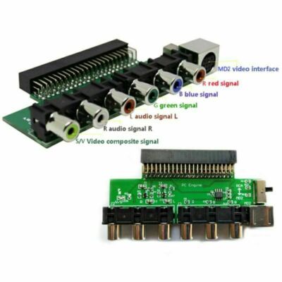 PC Engine Grafx Game Console RGB Card Video Booster RGBS Signal Audio Output