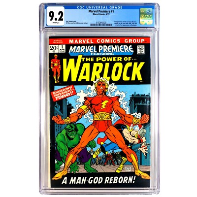 MARVEL PREMIERE #1 (1972) 🔥 1st appearance ADAM WARLOCK 🔥 CGC