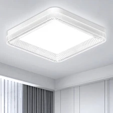 LED Ceiling Down Light Ultra Thin Flush Mount Kitchen Lamp Home Fixture 18W-48W