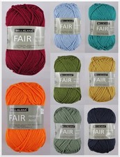 50g BellaLana Fair recycled Acryl Wolle Garn zum Stricken Häkeln GP 33,80€/1kg