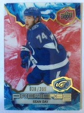 SEAN DAY  21/22 AUTHENTIC ICE PREMIERES ROOKIE CARD  /399 SP