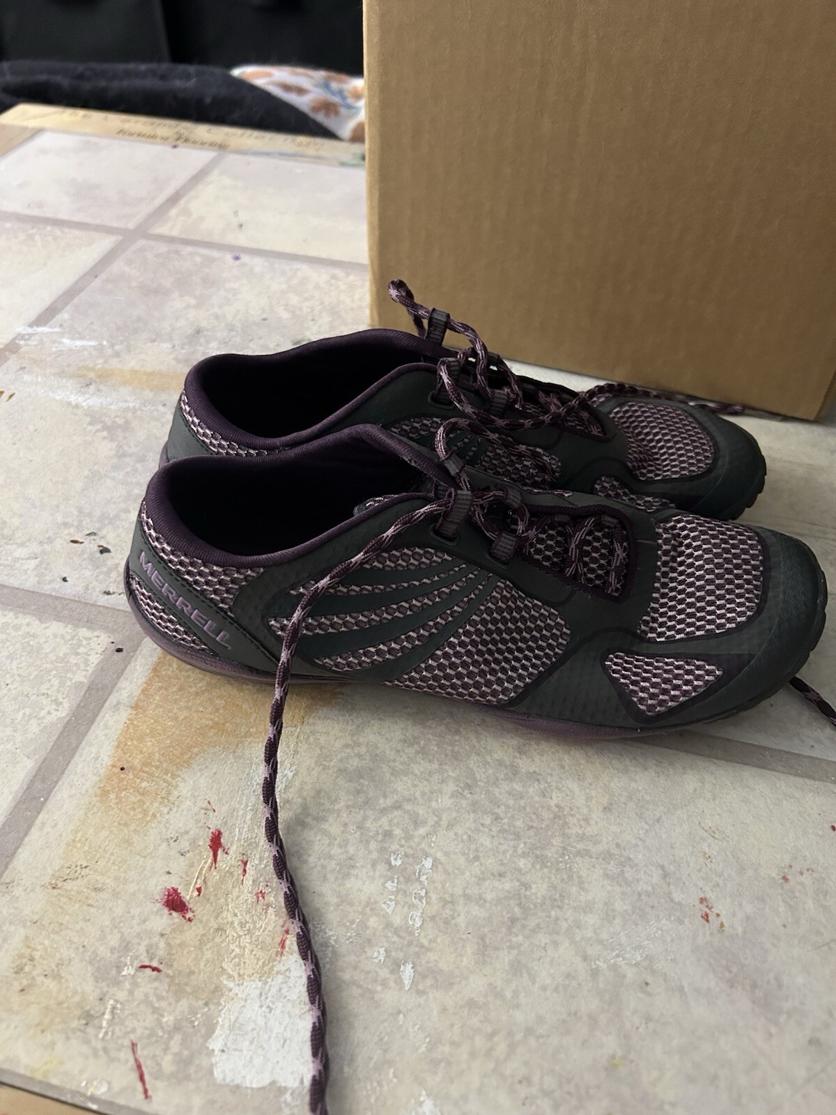 Merrell Donna Pace Glove 2 Scarpe da Trail Running a Piedi Nudi Lavanda S 6 5