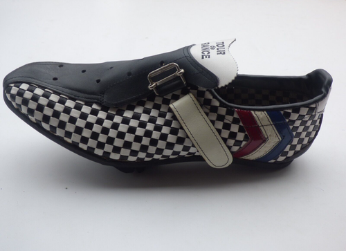 VIGORELLI TDF BRAIDED LEATHER BICYCLE SHOES SIZE 41 - NOS - NIB - Picture 3 of 13