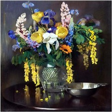 Florero Florero Acento Tulipán Azulejo Mural Cocina Baño Salpicadero Mármol Cerámica