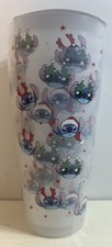 New Disney Stitch Christmas 4 Pack of 32oz Plastic Cups