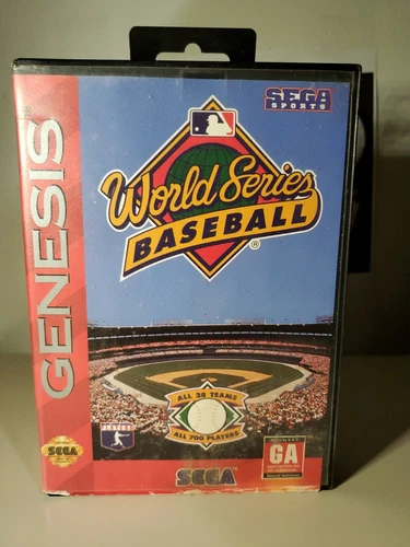 World Series Baseball (Sega Genesis, 1994) Tested No Manual