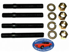 Ford Lincoln Mercury 38 Engine Exhaust Intake Manifold Head Stud Bolt 4pcs K Ford Lincoln Mercury 38 Engine Exhaust Intake Manifold Head Stud Bolt 4pcs K