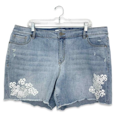Lane Bryant Womens Sz 18 Denim Shorts 