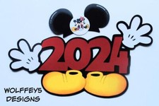 CRAFTECAFE disney 2024 KID TITLE premade paper piecing scrapbook diecut piece