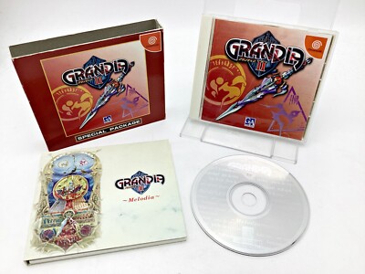 Jeu Grandia II Special Package Pour Dreamcast - Version Japonaise, Très Bon état