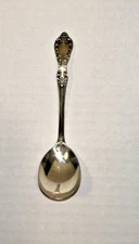 Vintage Wm Rogers Mfg Co Extra Plate Sugar Spoon Original Rogers Valley Rose 