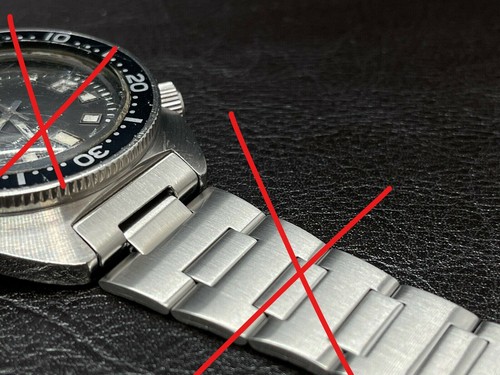 End links Pieces Bracelet Seiko Band 6105-8000 6105-8009 stainless diver 19mm