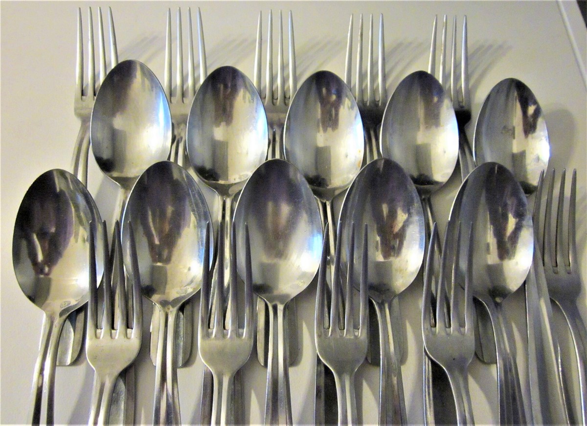 esmeyer - fourchette stockholm, set de 12, en acier inoxydable esmeyer - fourchette stockholm, set de 12, en acier inoxydable