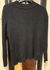 B.Zol New York Black Ribbed long sleeve sweater women’s 1X