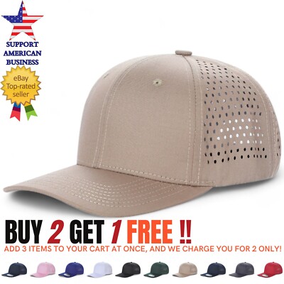 Polo Style Baseball Cap Snapback Adjustable Mesh Trucker  Hat Ball Visor Caps