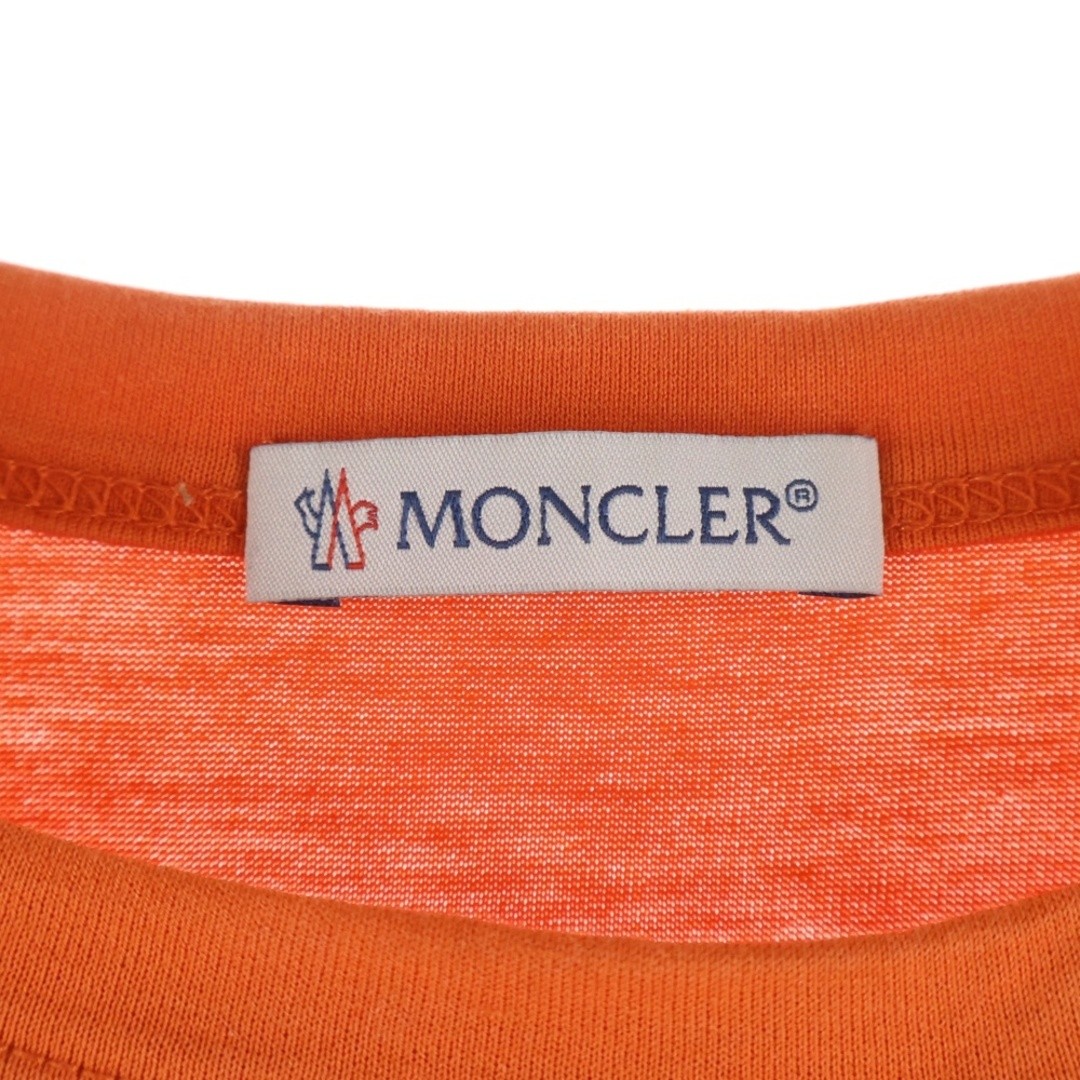 Moncler 18SS Emblem Logo Crew Neck Short Sleeve T-shirt Top Orange Used 4216a99f thumbnail 7