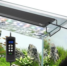 Aquarium Light 26W Full Spectrum Fish Tank LED Light 24 H Remote Control