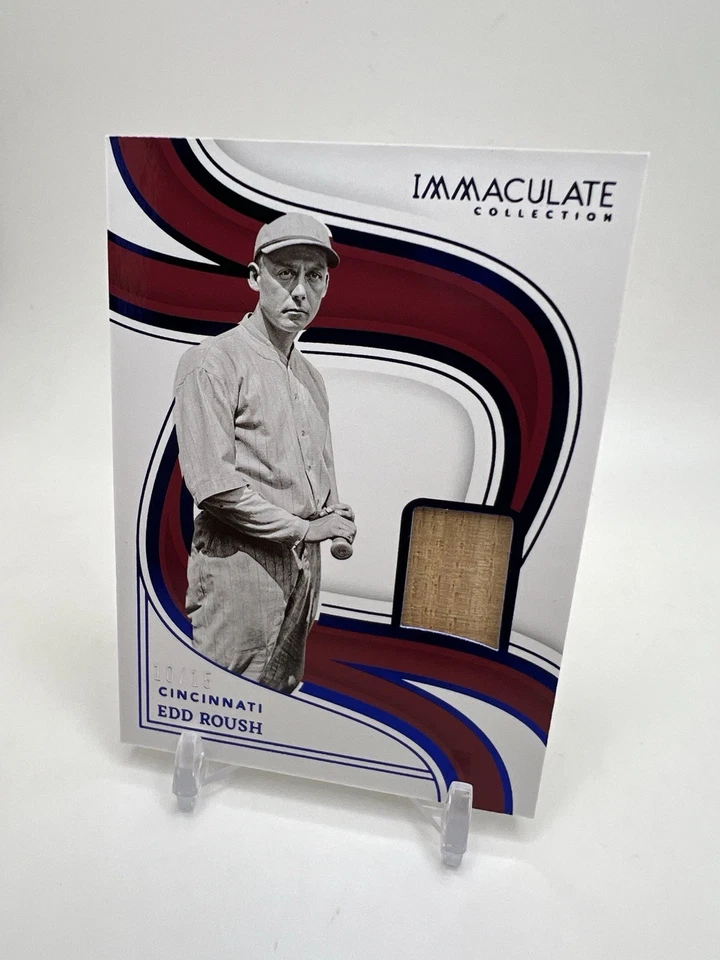 2023 Immaculate Edd Roush /15 Legends Materials Bat Relic #LM-ER Cincinnati Reds - Image 3 of 4